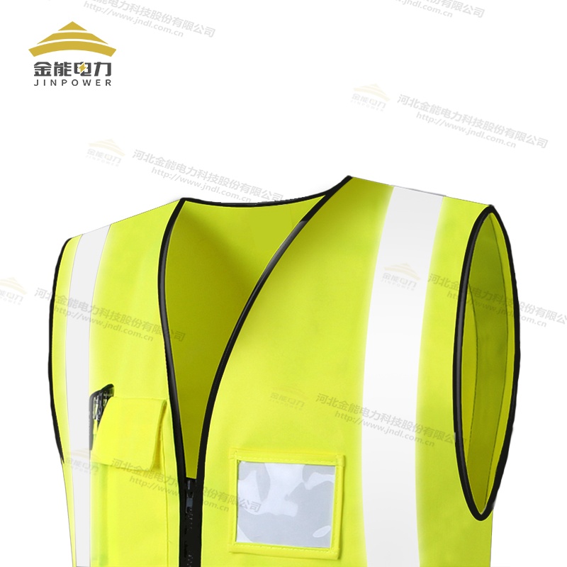 反光標(biāo)識馬甲 柔軟透氣布料夜間反光條設(shè)計(jì)